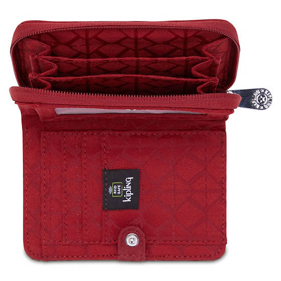 Kipling Money Love Small Wallet Portefeuille Rood | België 1000QM